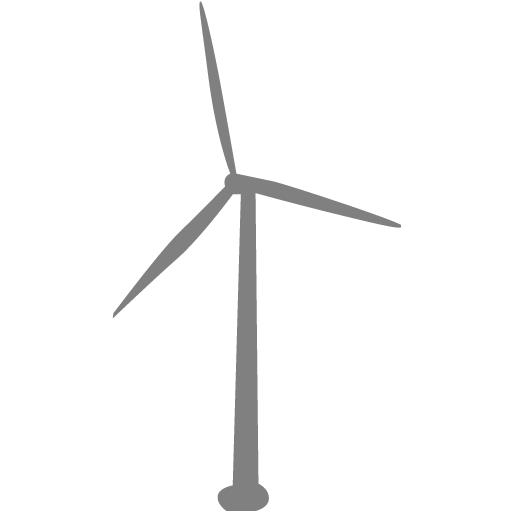 Gray Windmill Icon