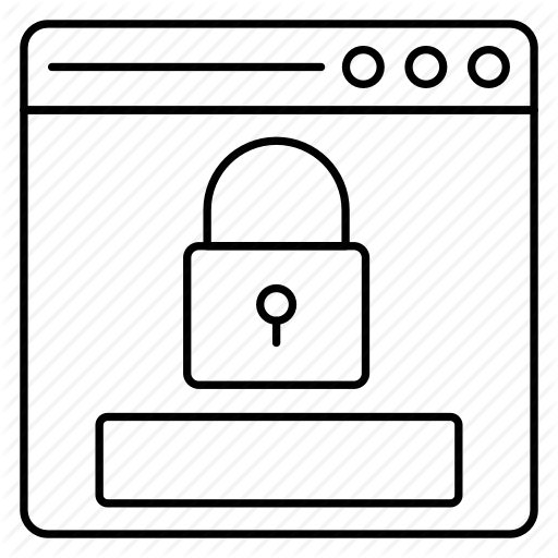 Internet, Lock, Private, Webpage, Window Icon