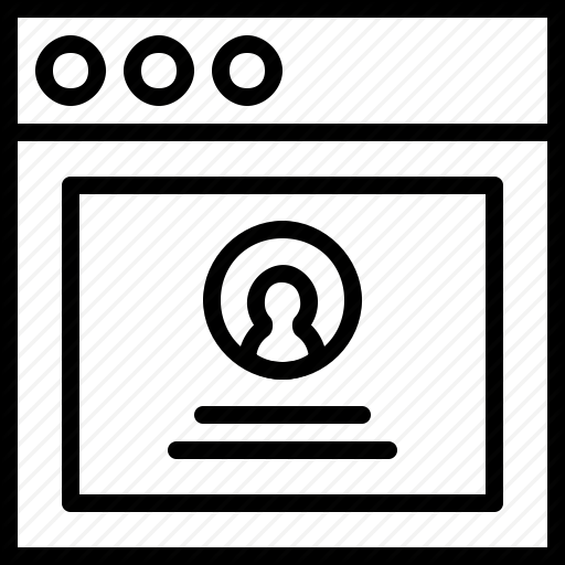 App, Content, Details, Interface, Profile, Social, Window Icon