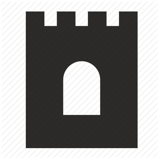 Castle, Tower, Window Icon