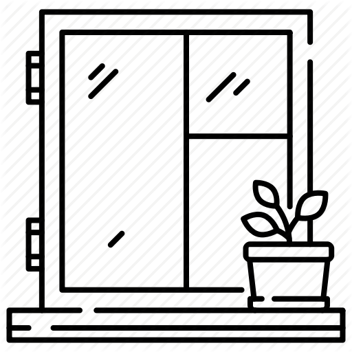 Flower, Furniture, Interior Design, Window Icon