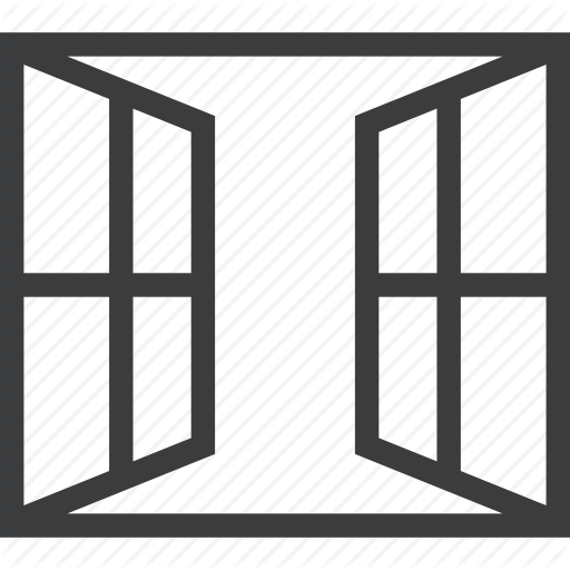 Furniture, Glass, Pane, Windows, Wooden Icon