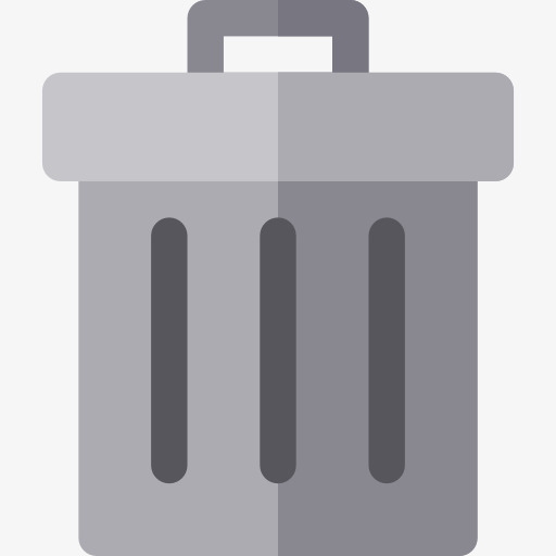 Recycling Bins, Trash Can, Cartoon, Gray Png Image And Clipart