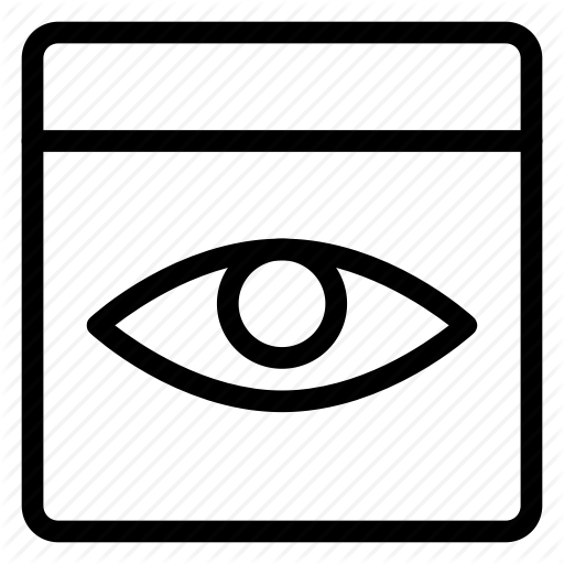 Avatar, Browser, Eye, Hosting, Internet, Web, Window Icon