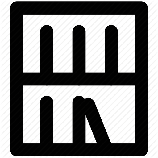 Book Cabinet Book Rack, Bookshelf, Furniture, Library Icon