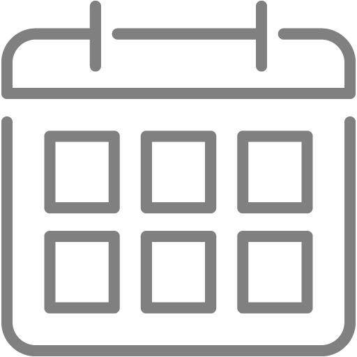 Gray Calendar Icon