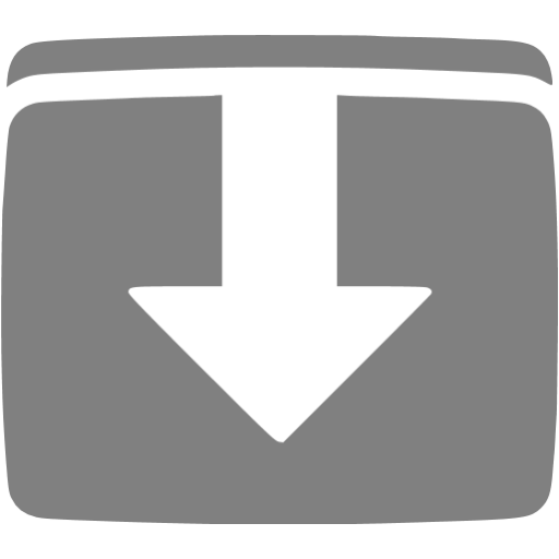 Gray Download Icon