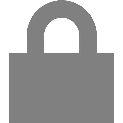 Gray Lock Icon