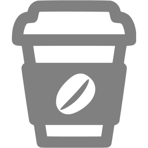 Gray Coffee Icon