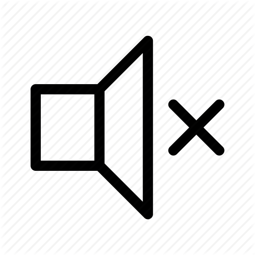 Audio, Music, Mute, No Volume, Noise, Sound Icon