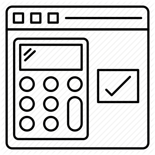 Browser, Calculator, Internet, Webpage, Window Icon