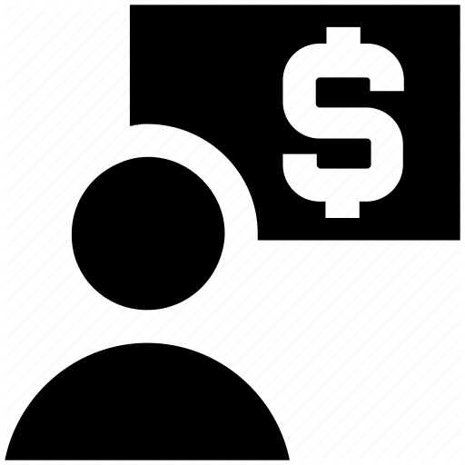 Cash, Dollar, Income, Man, Money, Person, User Icon
