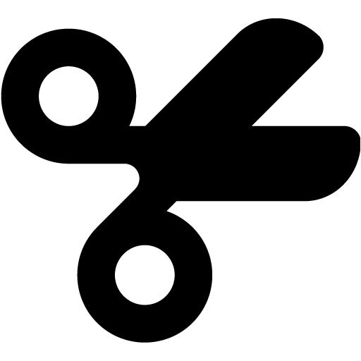 Black Scissors Icon