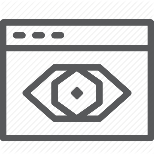 Application, Browser, Eye, Read, Terminal, View, Window Icon