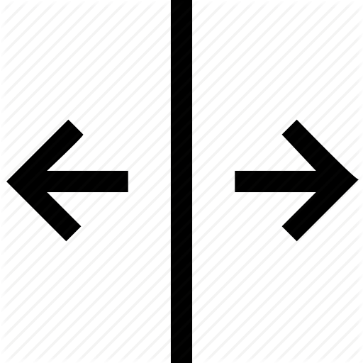 Arrows, Divide, Split, Window, Windows Icon