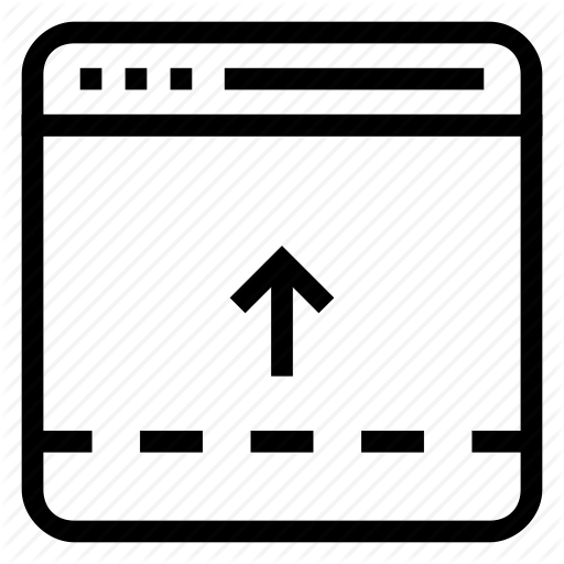 Arrow, Browser, Internet, Webpage, Window Icon