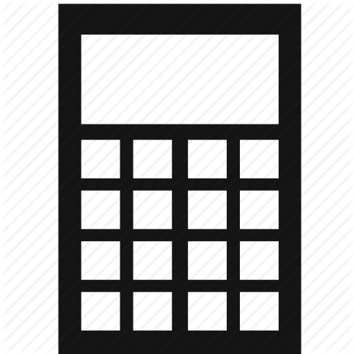 Accounting, Calculate, Calculator, Grid Icon