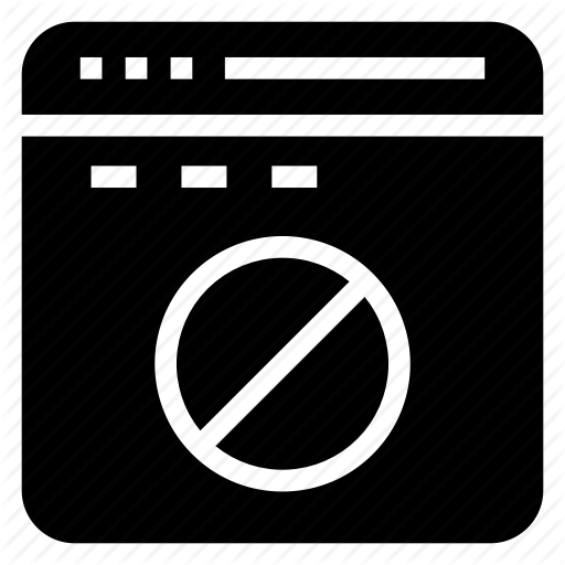 Ban, Block, Internet, Webpage, Window Icon