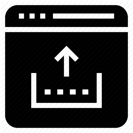 Browser, Internet, Upload, Webpage, Window Icon