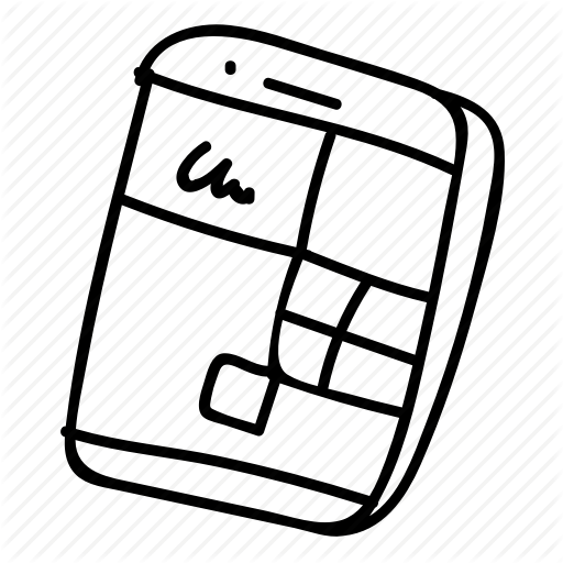 Doodle, Drawing, Electronics, Gadget, Hand Drawn, Phone, Windows