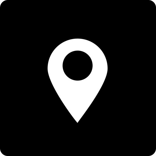 Location, Media, Social, Square Icon