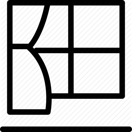 Bedroom, Exit, Frame, Furniture, Home, House, Window Icon