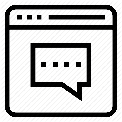 Chat, Internet, Messages, Online, Window Icon