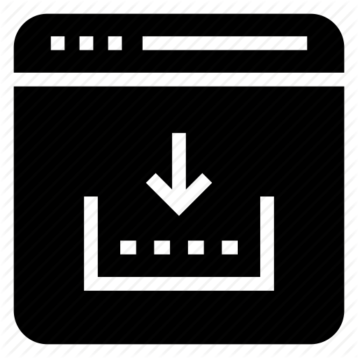 Browser, Download, Internet, Webpage, Window Icon