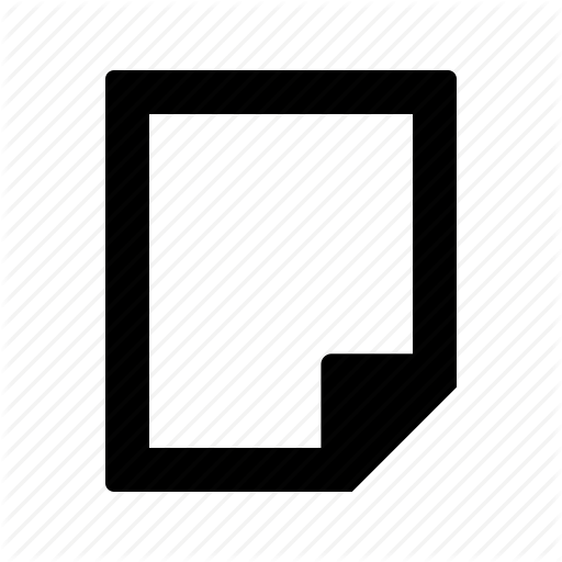 Document, Empty, File, Page, Paper, Sheet Icon