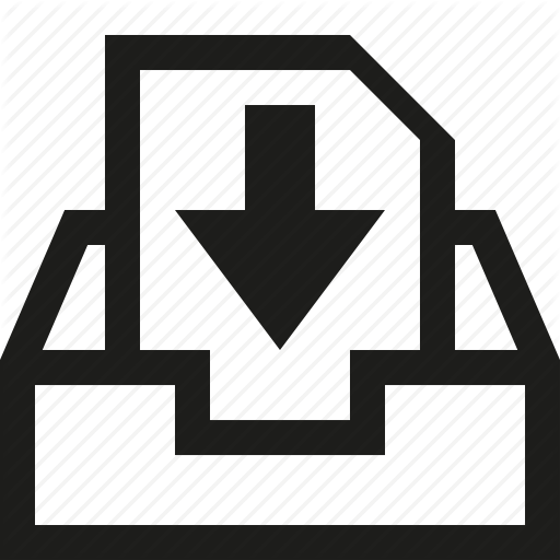 Inbox, Incoming, Mail Icon