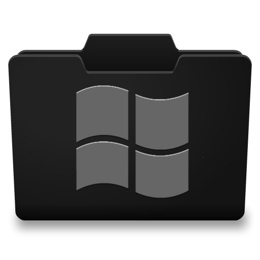 Black Windows Icon Images
