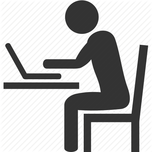 Icon Vector Computer User