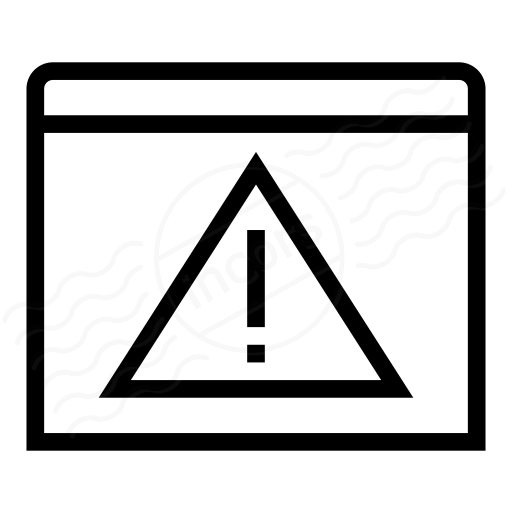 Iconexperience I Collection Window Warning Icon