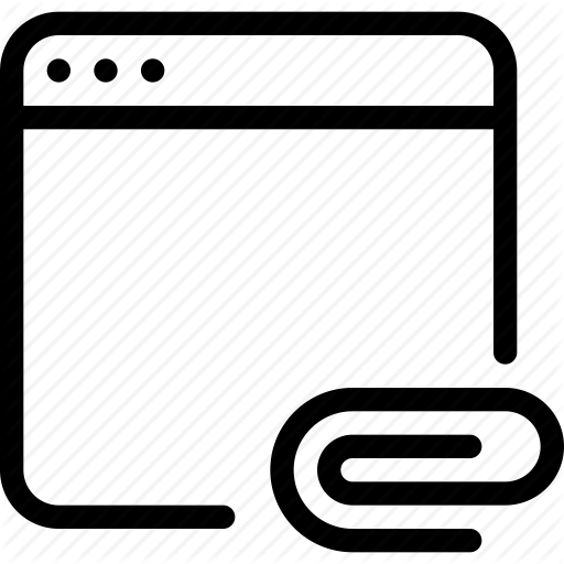 App, Application, Attach, Clip, Windows Icon