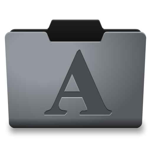 Steel Fonts Icon
