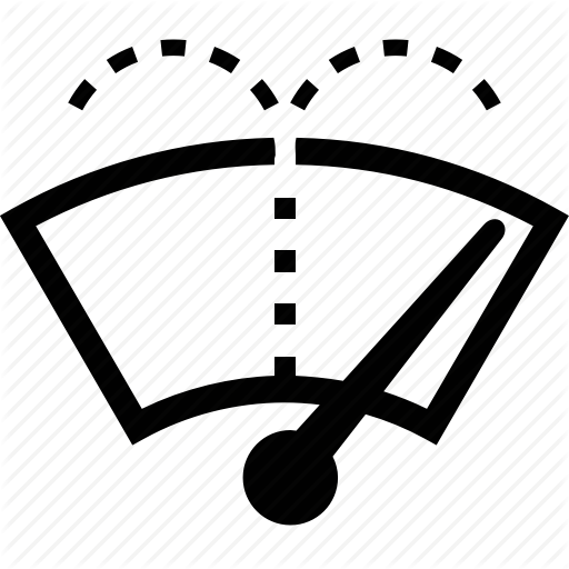 Windshield, Wiper Icon