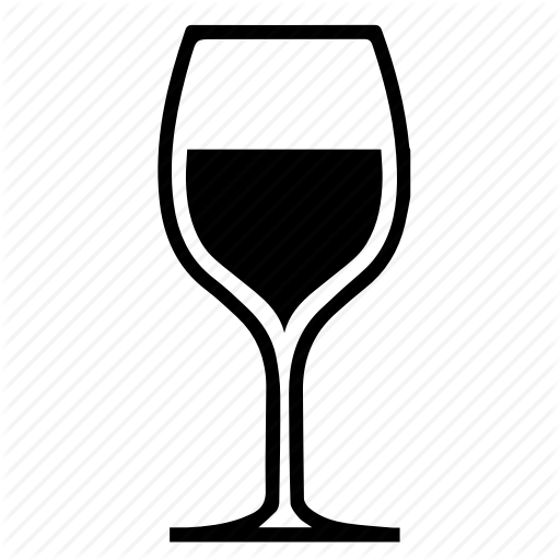 Glass, Wine Icon