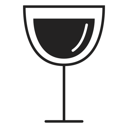 Red Wine Glass Flat Icon