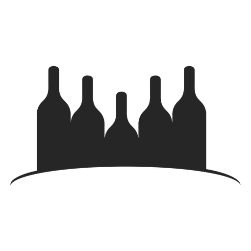 Wine Bottles Flat Icon