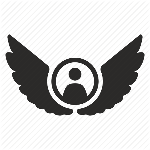 Account, Angel, Avatar, God, Status, Wings Icon