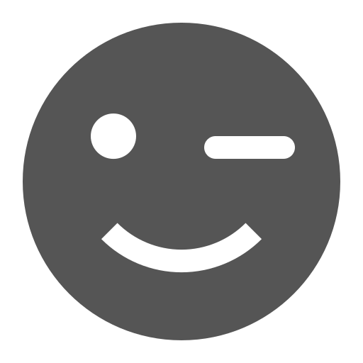 Face, Wink Icon Free Of Super Flat Remix Emotes
