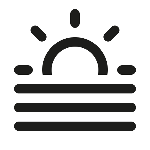 Sun Icon Horizon Suncoat App Icon, Symbols