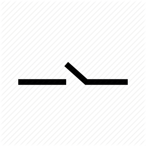 Circuit, Electric Symbol, Switch, Wire Icon