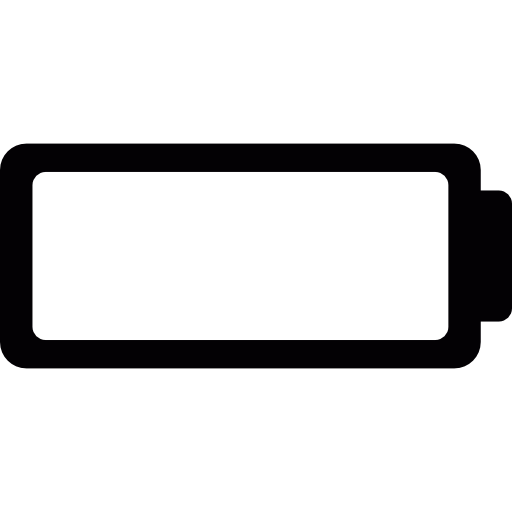 Battery Empty Interface Symbol Icons Free Download