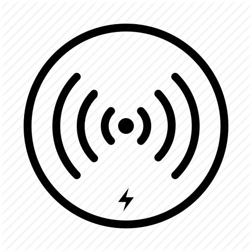 Charger, Charging, Wireless Icon