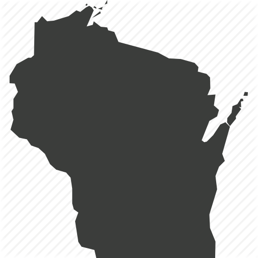 America, Location, Map, State, Usa, Wisconsn