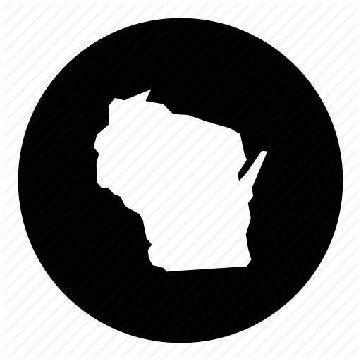 American, Map, State, Territory, Wisconsn