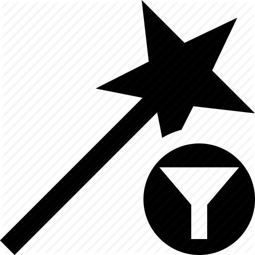 Filter, Magic, Tool, Wand, Wizard Icon