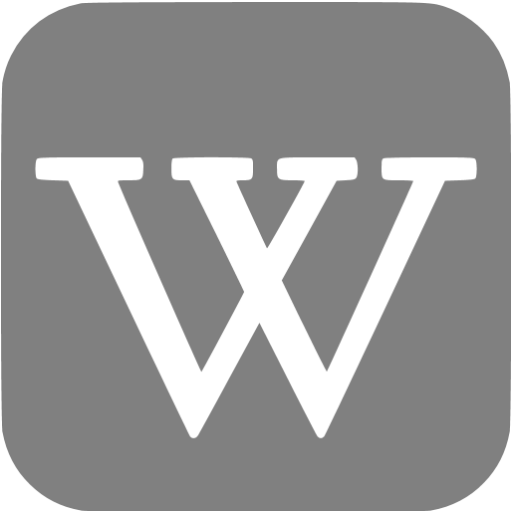 Gray Wikipedia Icon