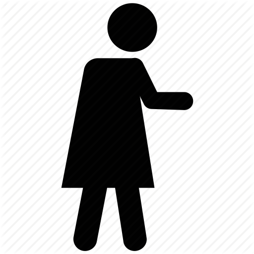 Female, Running, Walking, Woman Icon